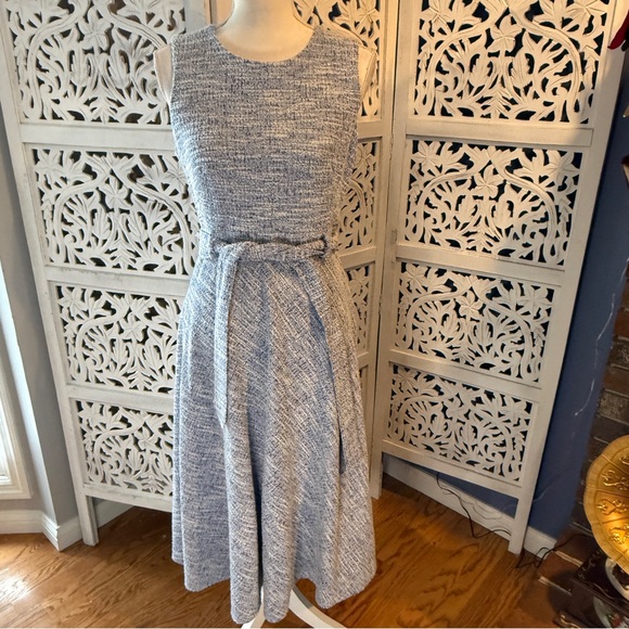 Calvin Klein Dresses & Skirts - NWT Calvin Klein Textured Gray Midi Dress Sz 6